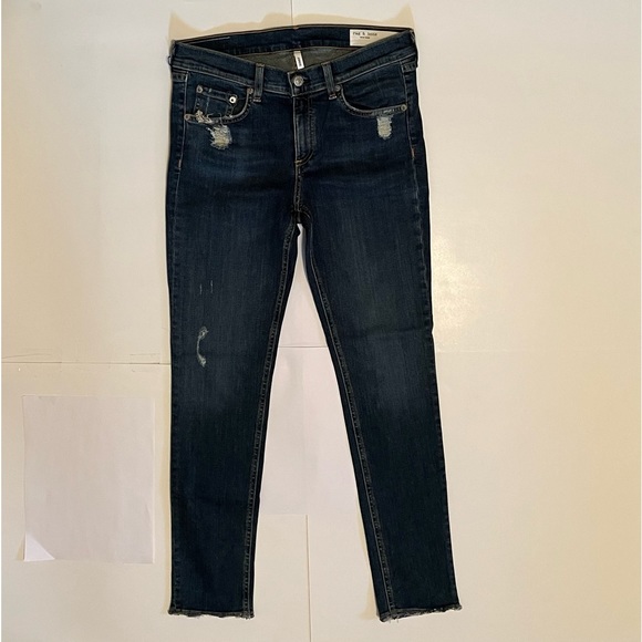 rag & bone 29” LA PAZ Skinny Women’s Dark Denim Jeans.